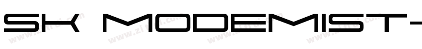 Sk Modemist字体转换